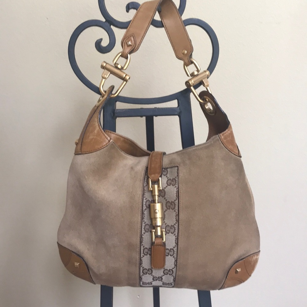 Gucci Suede Hobo